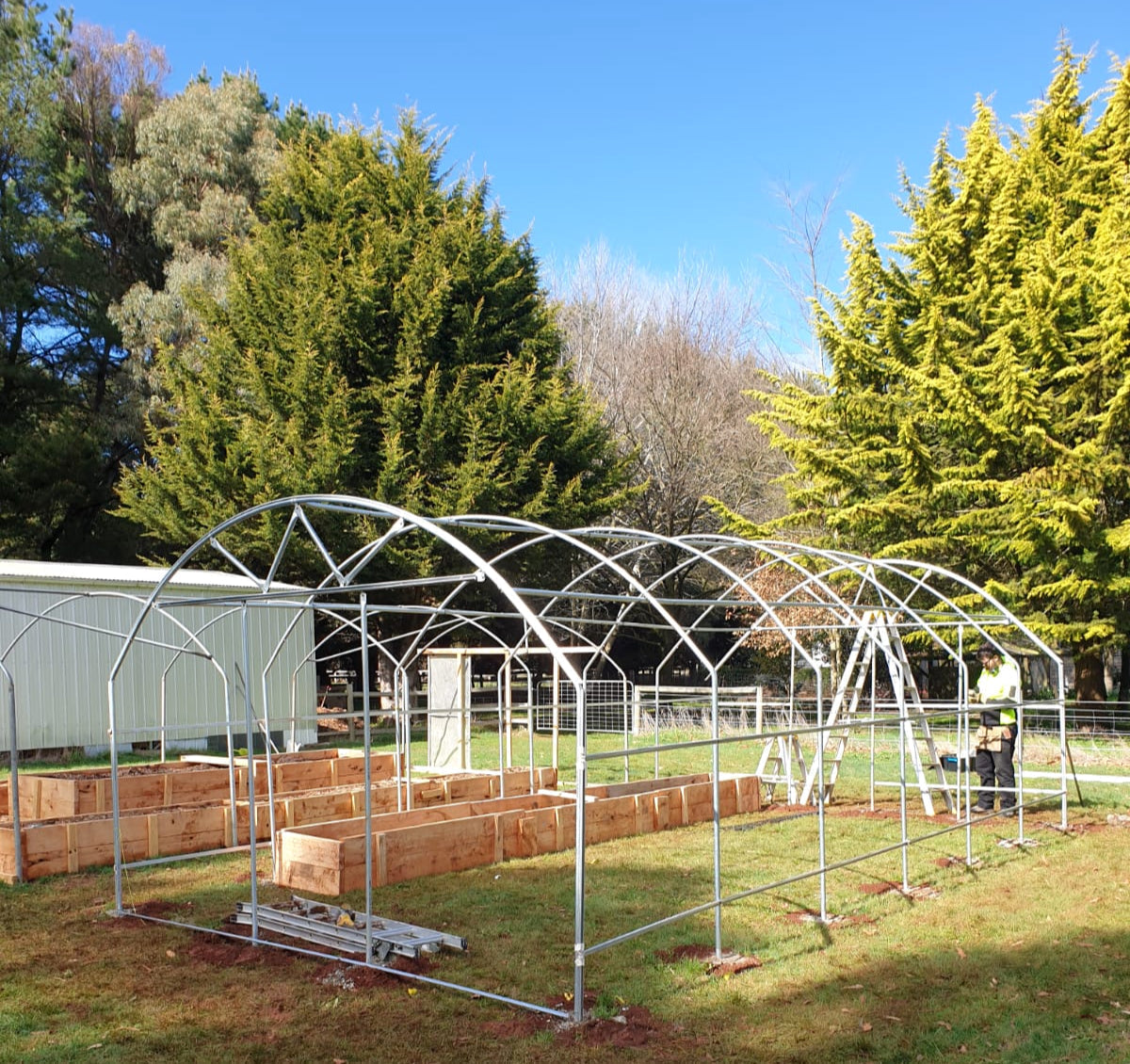 Moving into a New Garden? Your Step-by-Step Polytunnel Greenhouse Setup ...