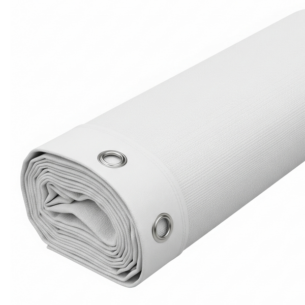 Pre-Made Shade Cloths - 50% UV Block - White - Reinforced Hem with Grommets