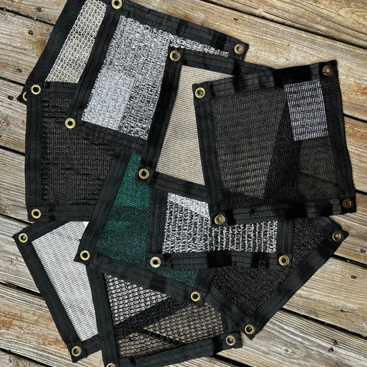 Shade Cloths - 90% UV Block - Reinforced Hem with Grommets