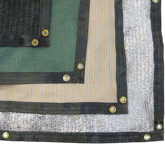 Shade Cloths - 90% UV Block - Reinforced Hem with Grommets